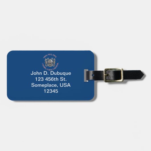 Master Diver VVV Shield Gepäckanhänger (Vorderseite horizontal)