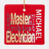 Master Electrical Extraordinaire CUSTOM Keramikornament (Rückseite)
