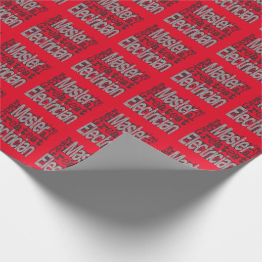 Master Electrical Extraordinaire Geschenkpapier (Ecke)