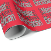 Master Electrical Extraordinaire Geschenkpapier (Rolleneckpunkt)