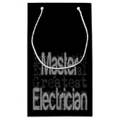Master Electrical Extraordinaire Small Gift Bag Kleine Geschenktüte (Rückseite)