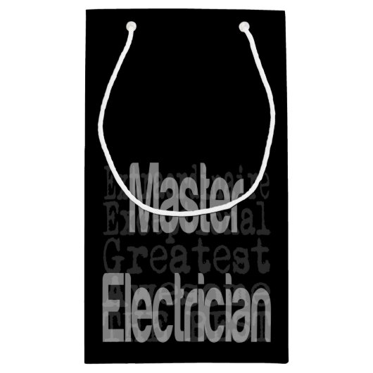 Master Electrical Extraordinaire Small Gift Bag Kleine Geschenktüte (Rückseite)