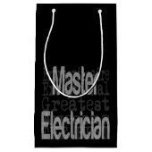 Master Electrical Extraordinaire Small Gift Bag Kleine Geschenktüte (Vorderseite)