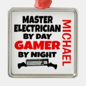 Master Electrical Liebe spielen Videospiele Ornament Aus Metall (Vorne)