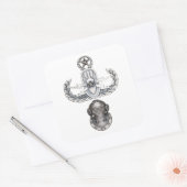 Master EOD 2. Klasse Taucher Quadratischer Aufkleber (Umschlag)