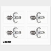 Master EOD 2. Klasse Taucher Rechteckiger Aufkleber (Blatt)