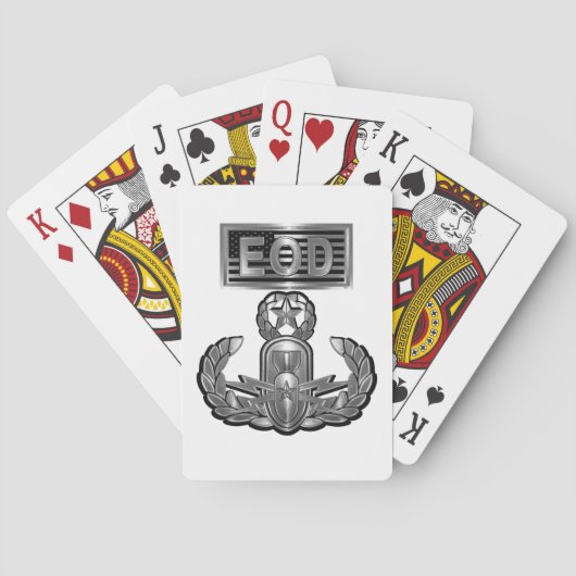 Master EOD Abzeichen Spielkarten (Rückseite)