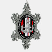 Master EOD OEF Schneeflocken Zinn-Ornament (Links)