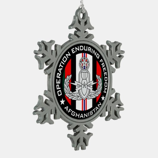Master EOD OEF Schneeflocken Zinn-Ornament (Links)