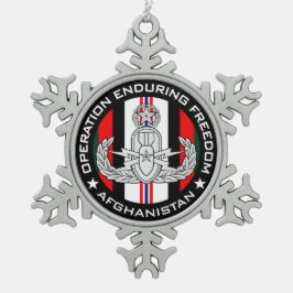 Master EOD OEF Schneeflocken Zinn-Ornament