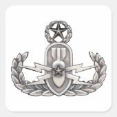 Master EOD Quadratischer Aufkleber (Vorderseite)