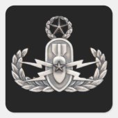 Master EOD Quadratischer Aufkleber (Vorderseite)