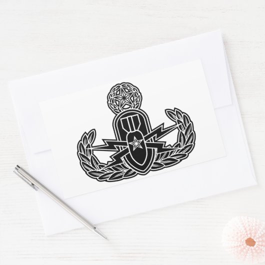 Master EOD Schablone Rechteckiger Aufkleber (Umschlag)