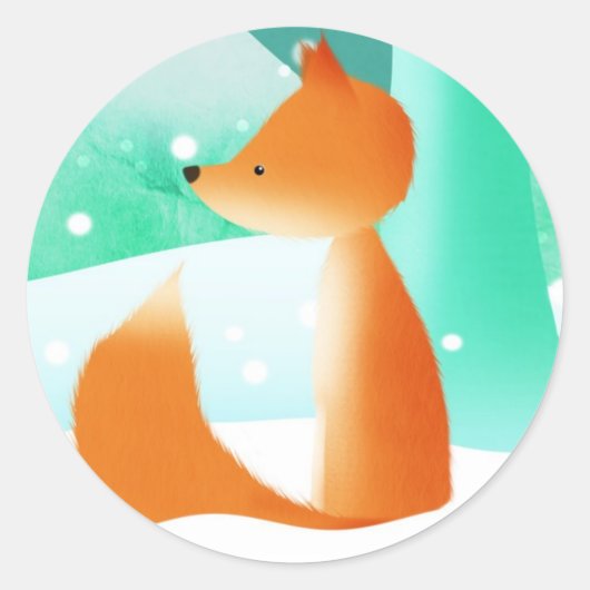 Master Fox - Aufkleber (Vorderseite)