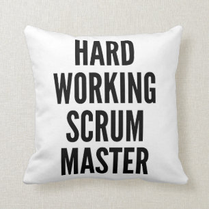 Master für harte Arbeit Kissen