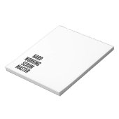 Master für harte Arbeit Notizblock (Rotiert)