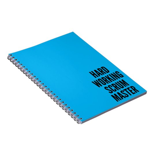 Master für harte Arbeit Notizblock (Rechte Seite)