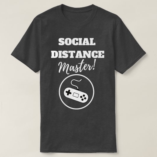 Master für soziale Distanz T-Shirt (Design vorne)