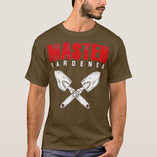 Master Garden Garden Gardens Tools T-Shirt (Vorderseite)