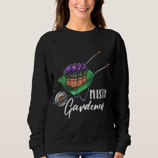 Master Gardener Blume Pflanze Garten Garten Bo Sweatshirt (Vorderseite)