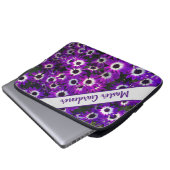 Master Gardener Bright Lila Blume Foto Floral Laptopschutzhülle (Vorne Knopf)