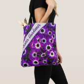 Master Gardener Bright Lila Blume Vivid Floral Tasche (Von Nahem)