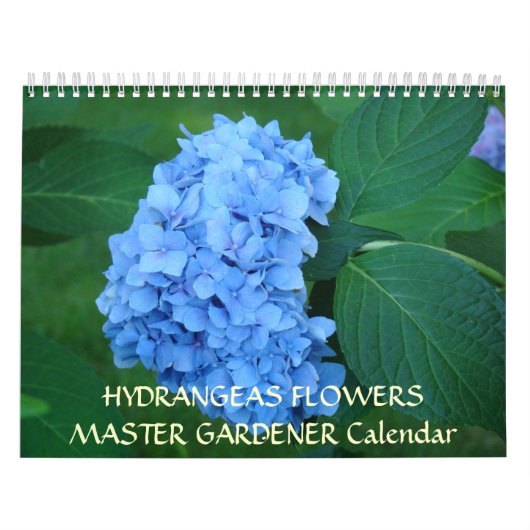 MASTER GARDENER Calendar Hydrangeas-Blume Kalender (Titelbild)