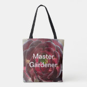 Master Gardener Coastal Pflanze Foto Red Succulent Tasche (Rückseite)