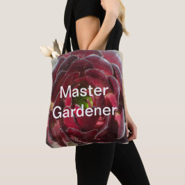Master Gardener Coastal Pflanze Foto Red Succulent Tasche