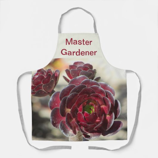 Master Gardener Desert Pflanze Foto Landscaper Schürze (Vorderseite)