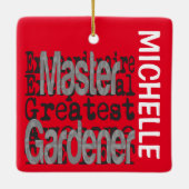 Master Gardener Extraordinaire CUSTOM Keramikornament (Rückseite)