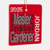 Master Gardener Extraordinaire CUSTOM Keramikornament (Rechts)