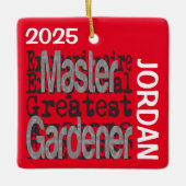 Master Gardener Extraordinaire CUSTOM Keramikornament (Vorderseite)