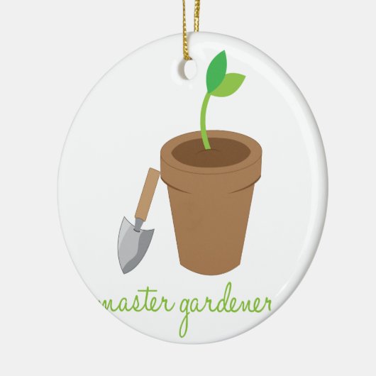 Master Gardener Keramik Ornament (Links)