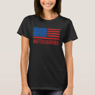 Master Gardener Not Grunge American Flag USA T-Shirt