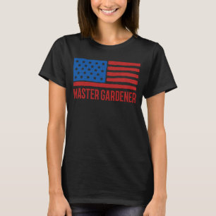 Master Gardener Not Grunge American Flag USA T-Shirt