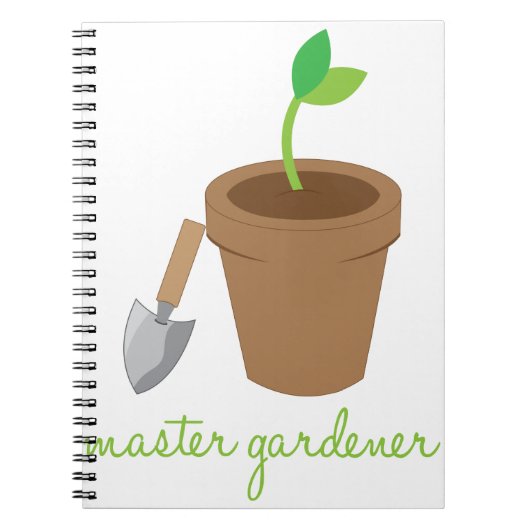 Master Gardener Notizblock (Vorderseite)