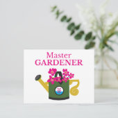 Master Gardener Postkarte (Stehend Vorderseite)