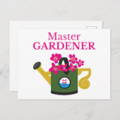 Master Gardener Postkarte (Vorne/Hinten)