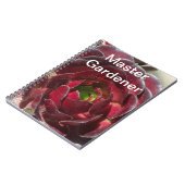 Master Gardener Sukkulentes Foto Wüstengarten Notizblock (Linke Seite)