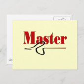 Master-Geschenk Postkarte (Vorne/Hinten)