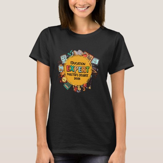 Master-Grad-BILDUNG EXPERT-MASTER 2 T-Shirt (Vorderseite)