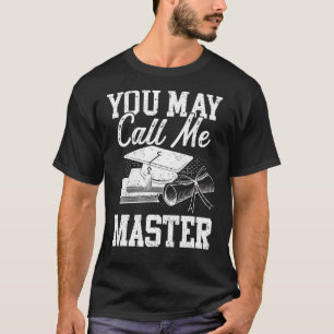 Master-Grad-Designs für Männer Frauen MBA-Bildung T-Shirt