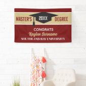 Master-Grad-Glückwünsche! CUSTOM Banner (Insitu)