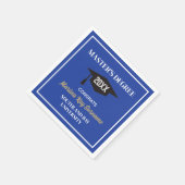 Master-Grad-Glückwünsche! CUSTOM Grad Napkins Serviette (Ecke)