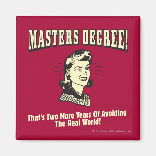 Master-Grad: Vermeiden der realen Welt Magnet (Vorne)