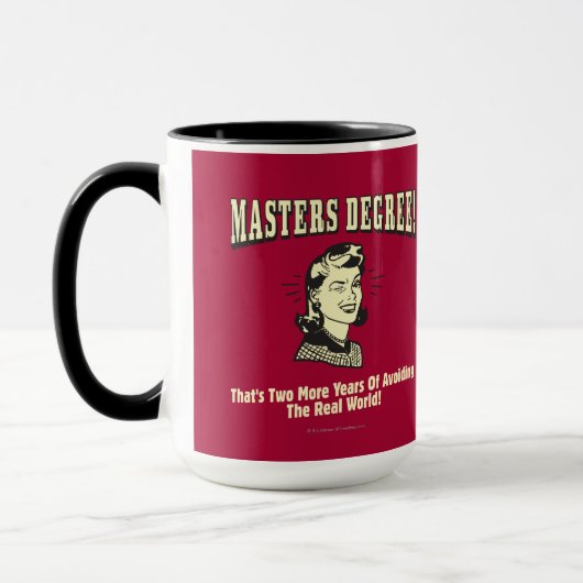 Master-Grad: Vermeiden der realen Welt Tasse (Links)
