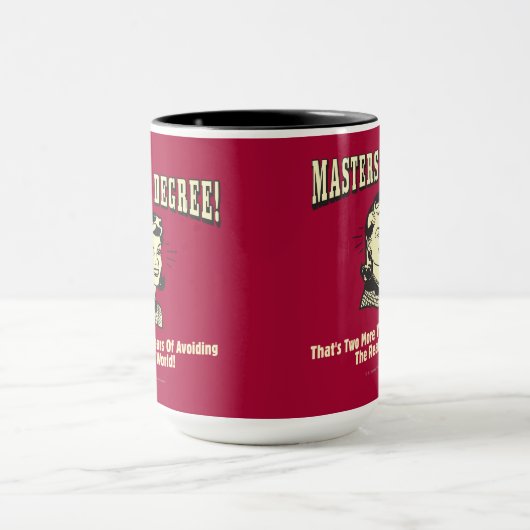 Master-Grad: Vermeiden der realen Welt Tasse (Zentrum)