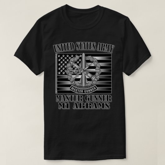 Master Gunner M1 Abrams (Front Design) Premium T-Shirt (Design vorne)