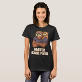 Master House Fixer Hard Work Vater Dedication Dadd T-Shirt (Vorne ganz)